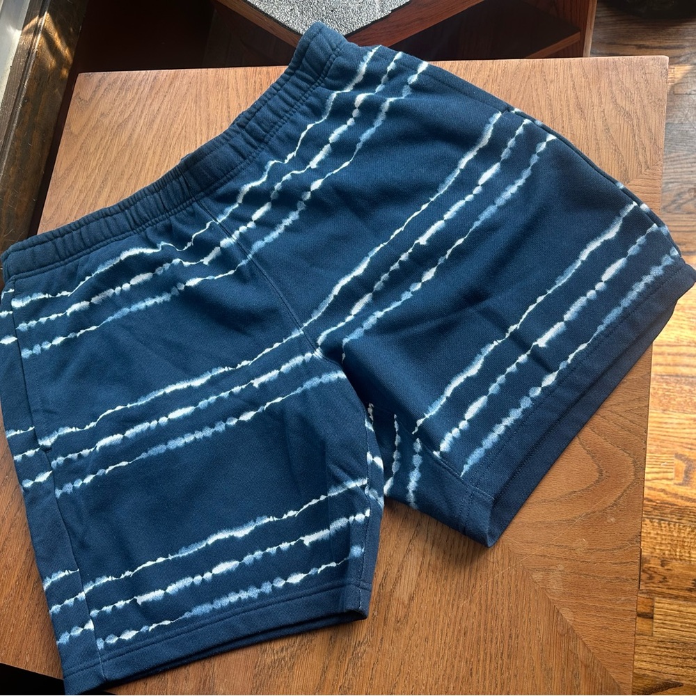 Men's Blue Tie-Dye Shorts